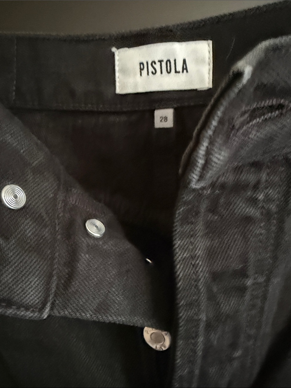 pistola Black Wide-Leg High-Rise Jeans - Picture 2 of 4